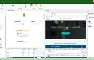 Our platform gives your developer the ability to create automated workflow robots with a user-friendly visual RPA designer. Even non-technical users can use this drag and drop workflow designer to build and deploy the robots.