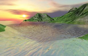 A demonstration of a LANDSCAPE created by Cyberix3D Editor