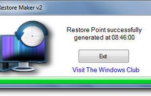Quick Restore Maker screenshot 1