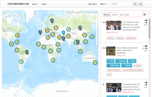 TODAYSNEWSMAP screenshot 1