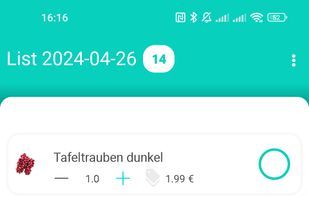 Shoppilisto screenshot 2