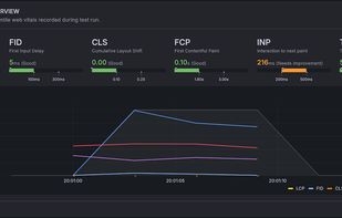 Grafana Cloud k6 screenshot 2