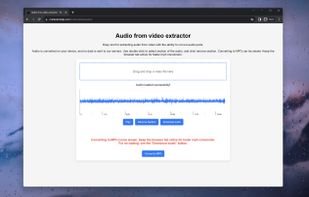 Play audio inside the app with visible sound waves.
