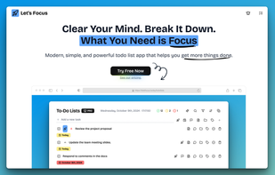 Let's Focus screenshot 1