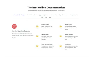 EazyDocs Modern Documentation Layout