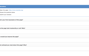 The questions will be transformed into a survey, that will be made available to testers in the panel from your target audience.