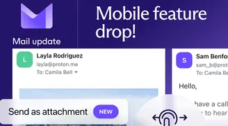 Proton Mail apps update adds navigation features on iOS and Android image