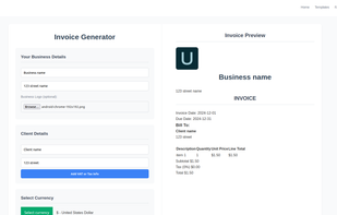 Invoice Den screenshot 1