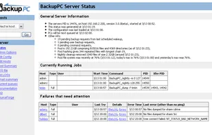 BackupPC screenshot 1