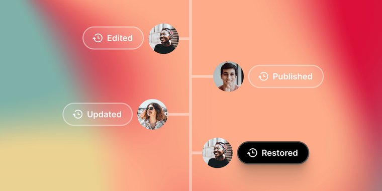 Ghost publishing platform releases enhanced history feature for easy content restoration image