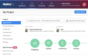 Run your first deployment!
