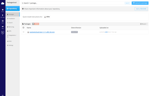 Packagecloud screenshot 1
