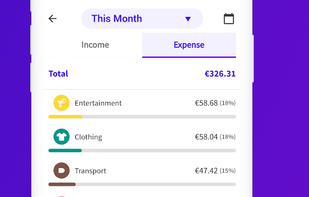 Mavio: Expense Manager screenshot 1