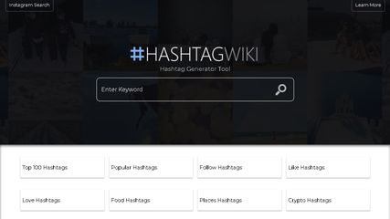 HashtagWiki.com screenshot 1