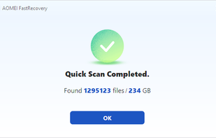 Aomei FastRecovery screenshot 2
