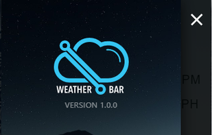 Weather Bar App screenshot 1