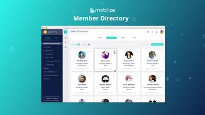 Network with custom filters and private chat in the Member Directory