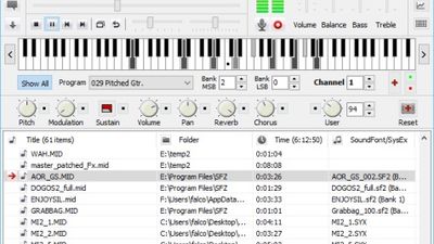 Soundfont Midi Player screenshot 1