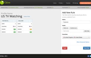 Creating a custom rule in the advanced mode.