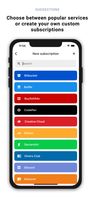 Billey • Subscriptions Tracker screenshot 2