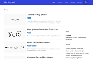 Get Kaomoji screenshot 2
