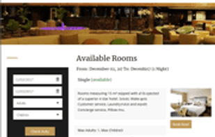ApPHP Hotel Site screenshot 1