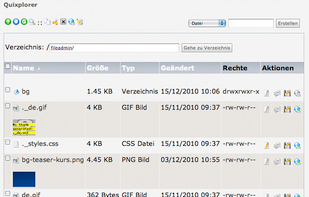QuiXplorer screenshot 3