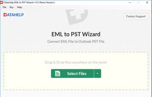 DataHelp Software EML to PST Wizard screenshot 1