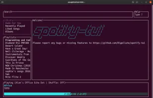Spotify TUI screenshot 2