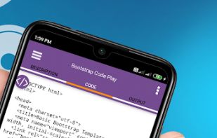 Bootstrap Code Play screenshot 1