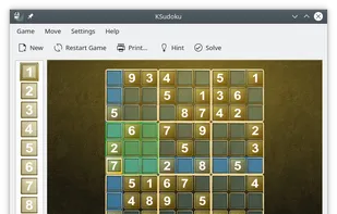 KSudoku screenshot 1