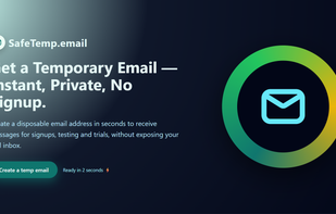 SafeTemp.email screenshot 1