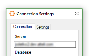 Connection settings