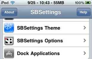 SBSettings screenshot 3