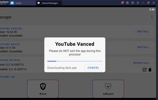 Vanced Manager screenshot 1