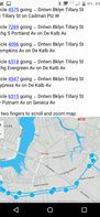 Route vehicle locations