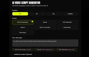 Virvid | AI Video Script Generator With Engaging Hooks