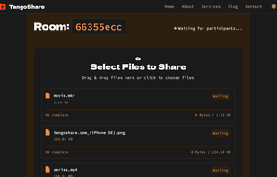 TangoShare screenshot 2