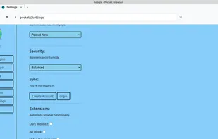 Pocket Browser screenshot 2
