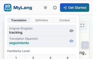 MyLang Reader screenshot 1