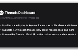 Threads Dashboard screenshot 1