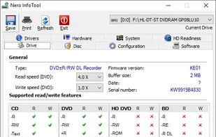 Nero InfoTool screenshot 1