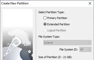 Create New Partition