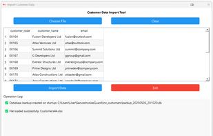Import Customers