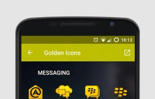 Golden Icons Icon Pack screenshot 1