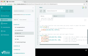 Arduino IDE screenshot 1