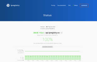 Ipregistry screenshot 1