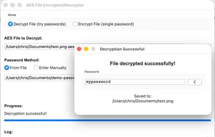 Successful decryption!
