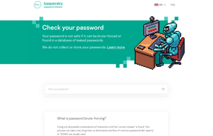 Kaspersky Password Checker screenshot 1