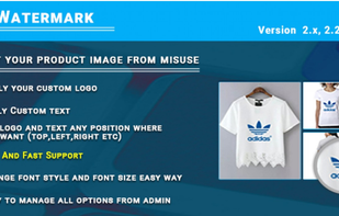 OpenCart Add Watermark to Product Image screenshot 1